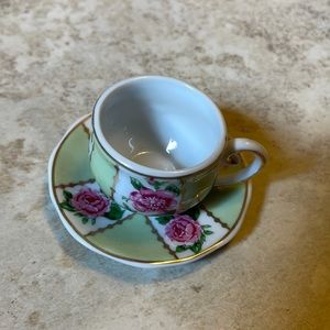 1898- Mini tea cup and saucer